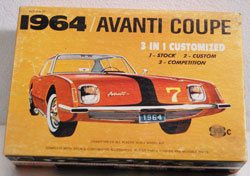 1964 Avanti Kit, by Palmer - ModelKits